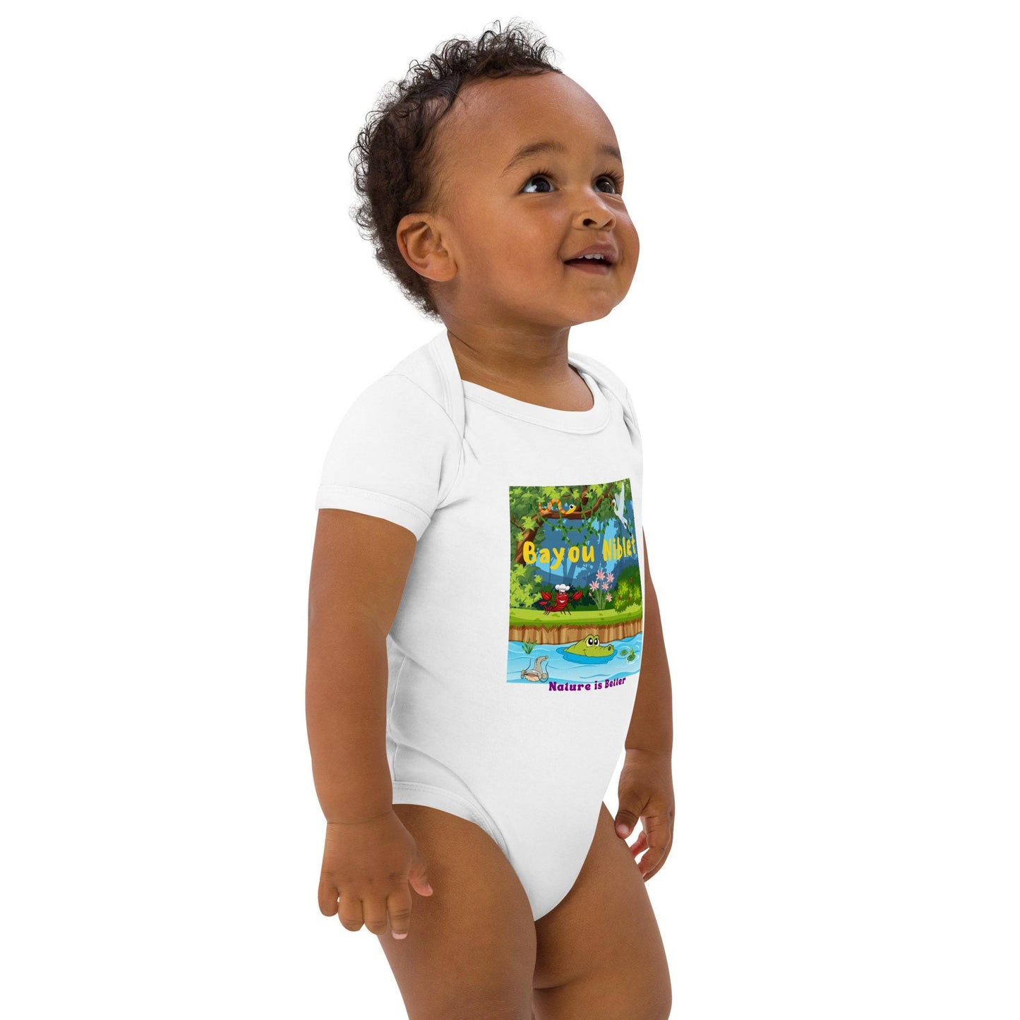 Organic cotton baby bodysuit